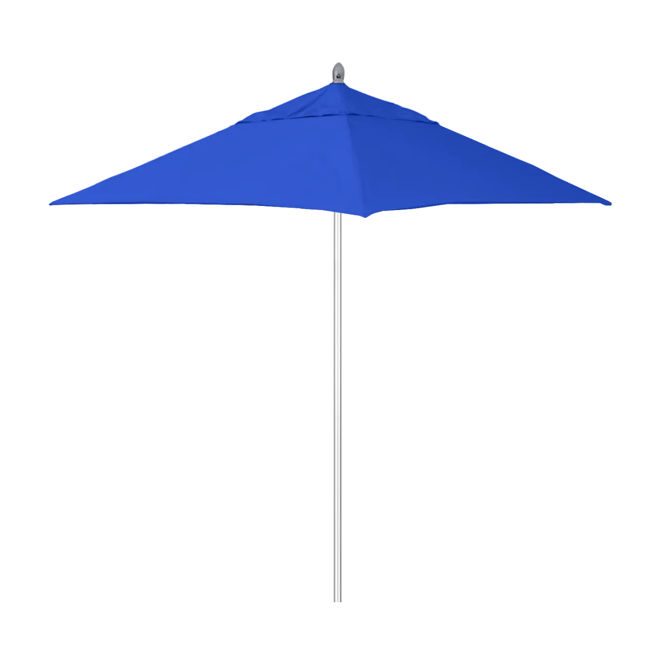 California Umbrella Rodeo Series 6 Foot Square Market Aluminum Umbrella with Push Lift System