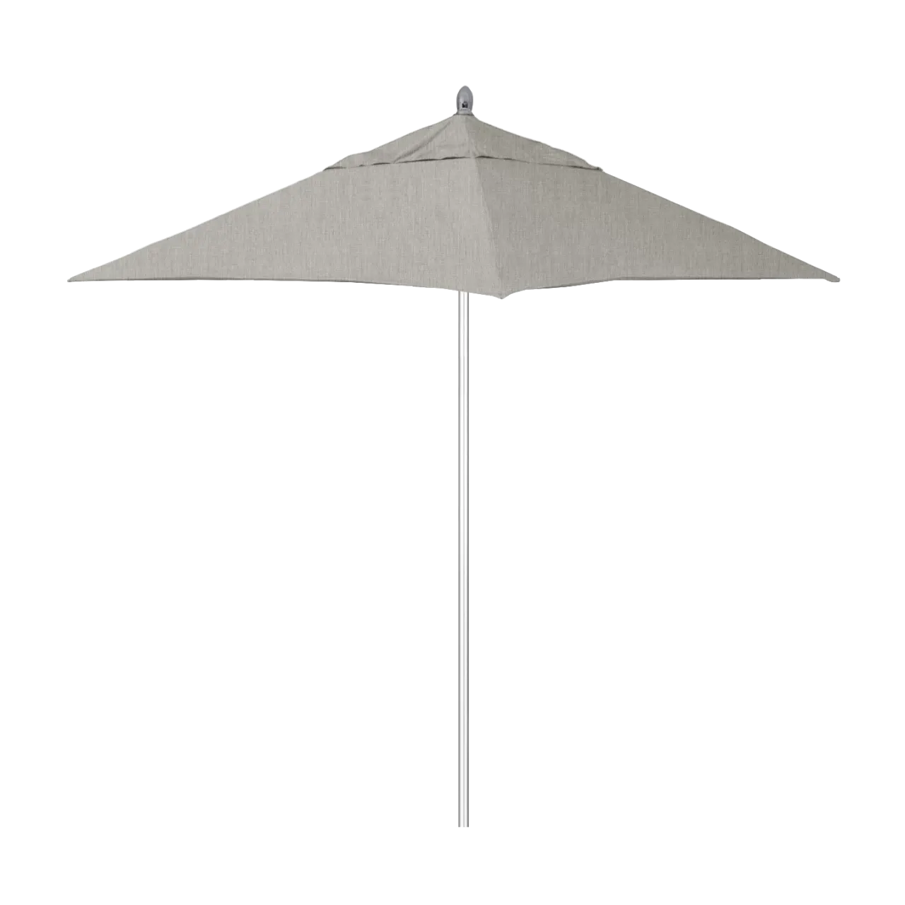 California Umbrella Rodeo Series 6 Foot Square Market Aluminum Umbrella with Push Lift System