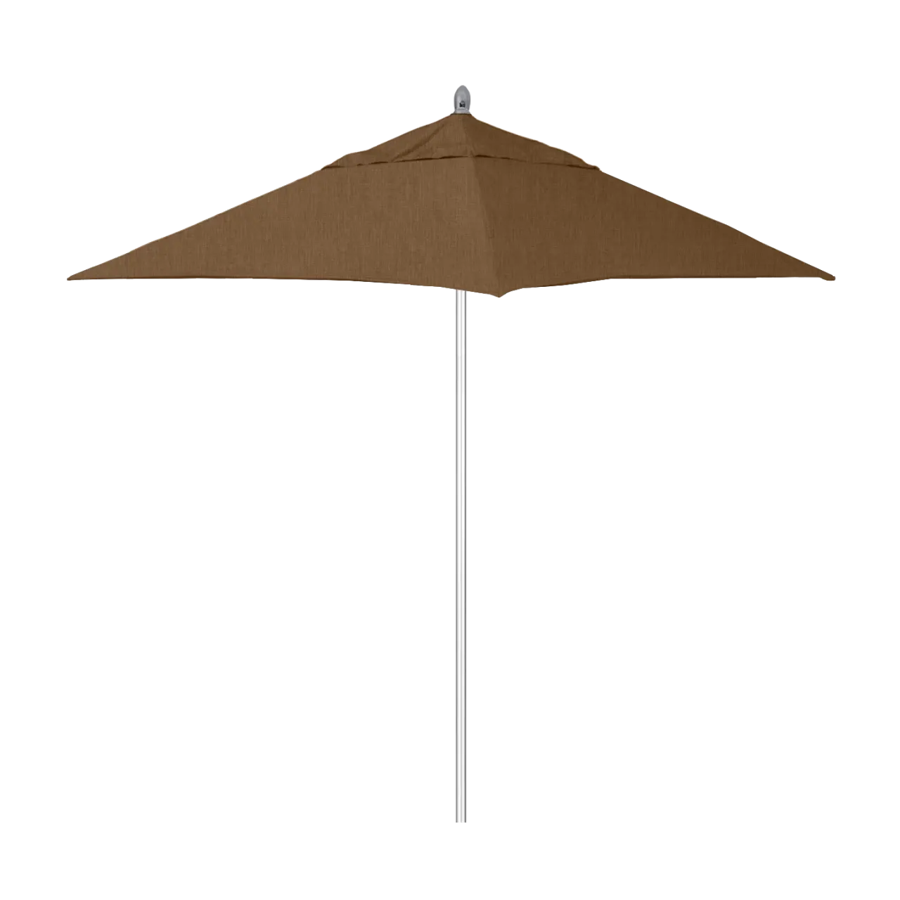 California Umbrella Rodeo Series 6 Foot Square Market Aluminum Umbrella with Push Lift System