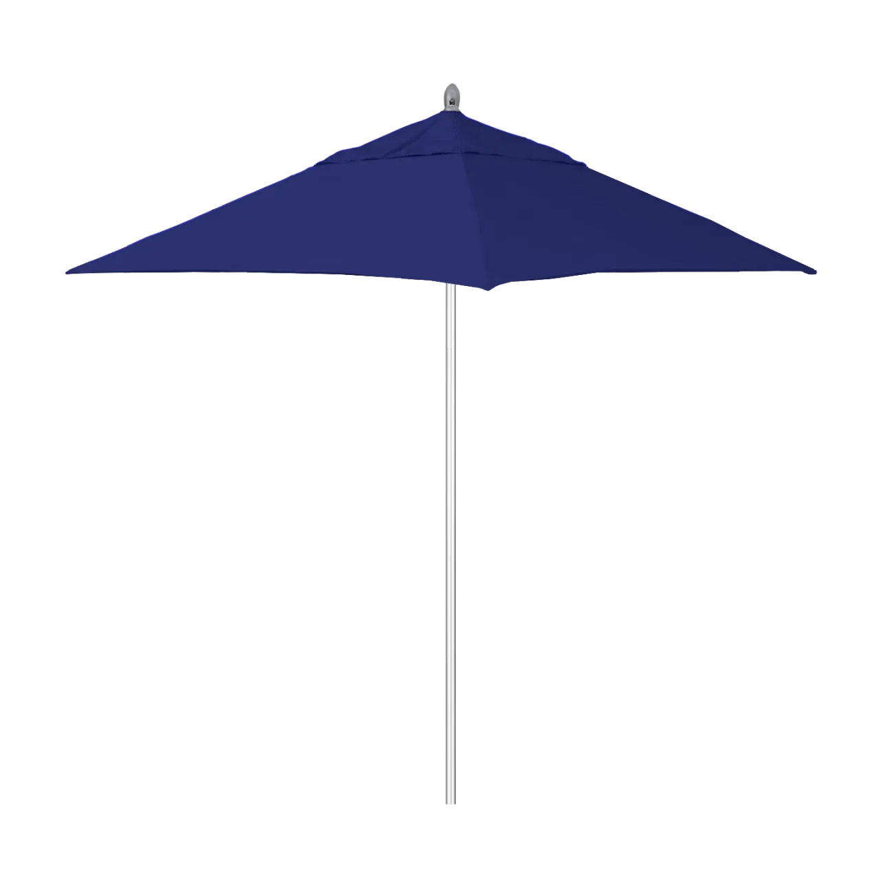 California Umbrella Rodeo Series 6 Foot Square Market Aluminum Umbrella with Push Lift System