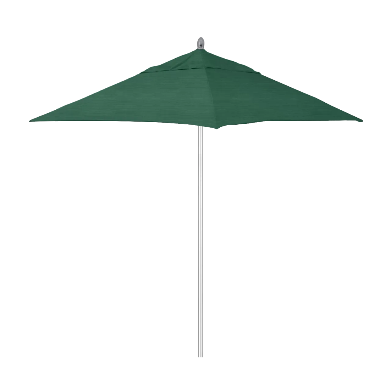 California Umbrella Rodeo Series 6 Foot Square Market Aluminum Umbrella with Push Lift System