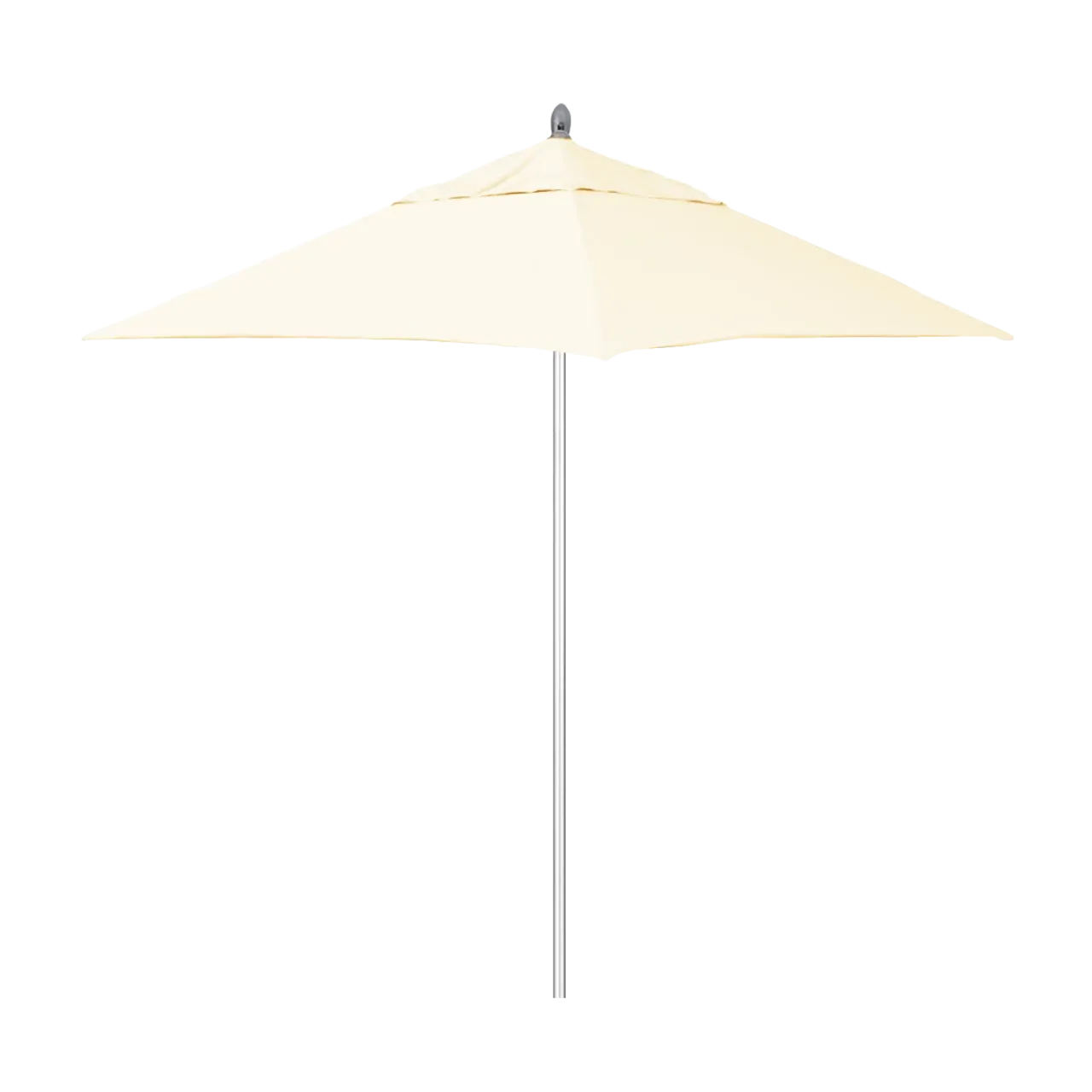 California Umbrella Rodeo Series 6 Foot Square Market Aluminum Umbrella with Push Lift System