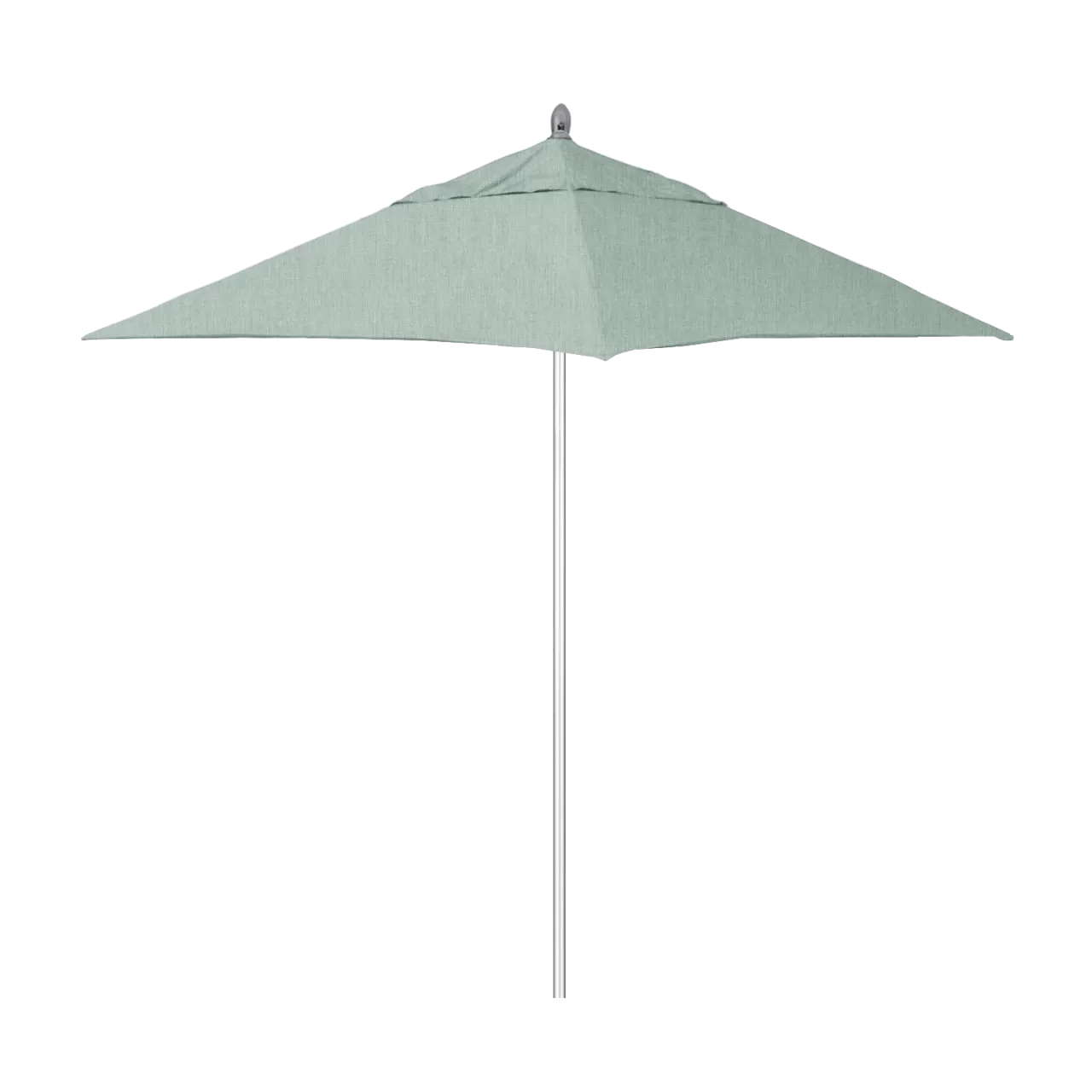 California Umbrella Rodeo Series 6 Foot Square Market Aluminum Umbrella with Push Lift System