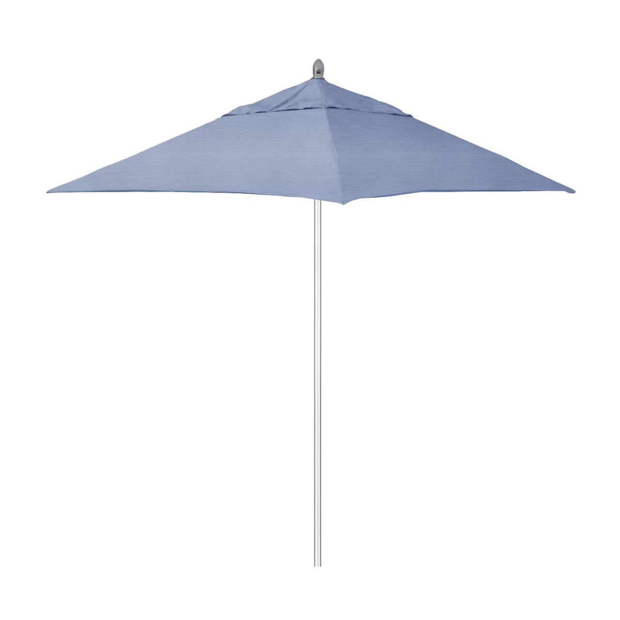 California Umbrella Rodeo Series 6 Foot Square Market Aluminum Umbrella with Push Lift System