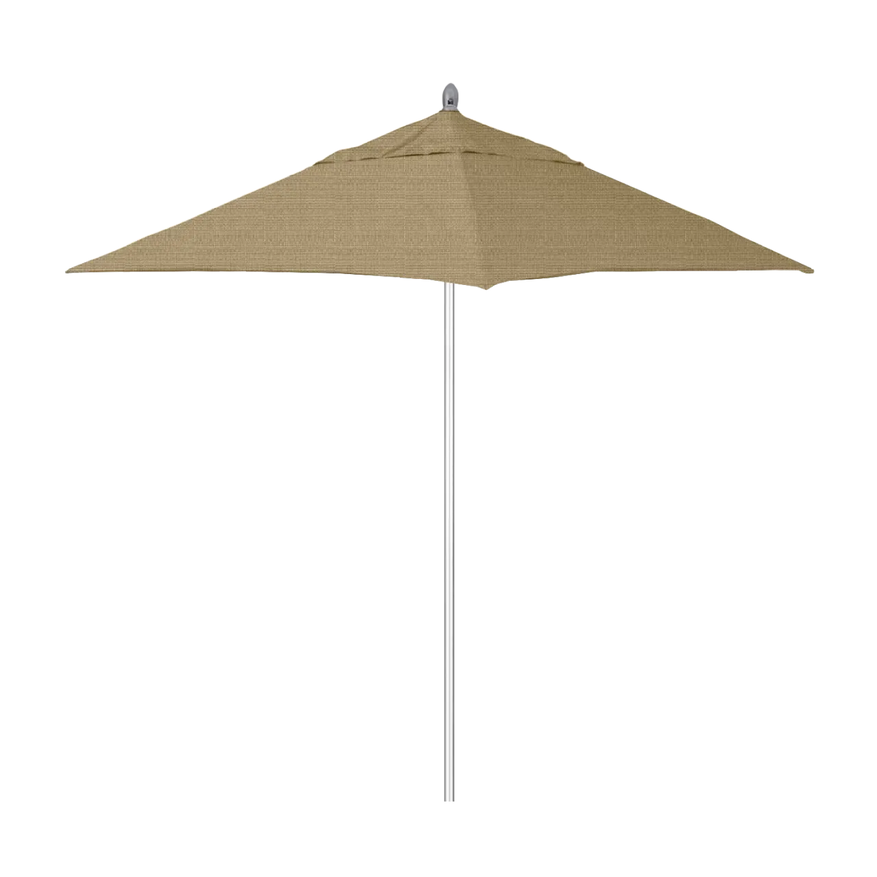 California Umbrella Rodeo Series 6 Foot Square Market Aluminum Umbrella with Push Lift System