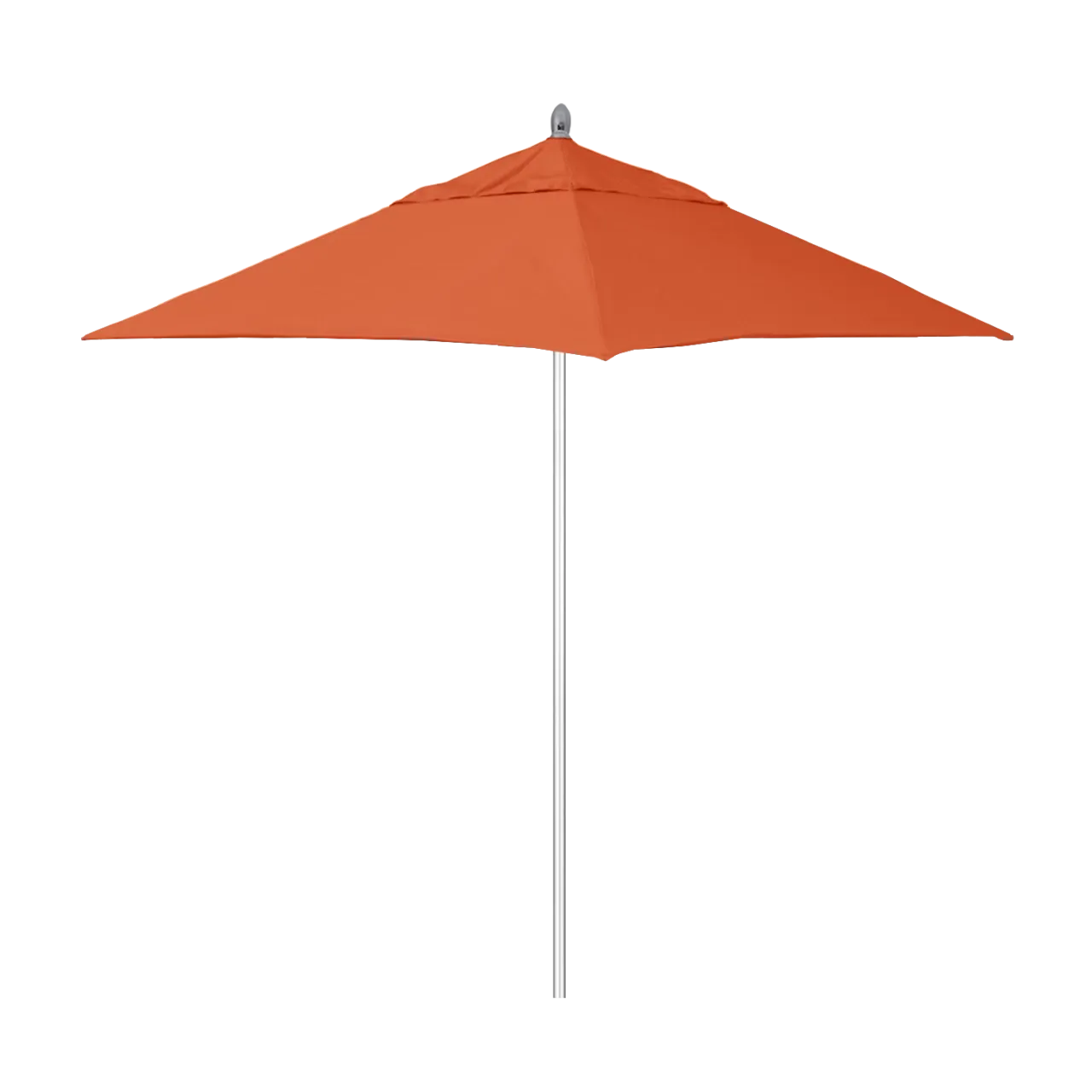 California Umbrella Rodeo Series 6 Foot Square Market Aluminum Umbrella with Push Lift System