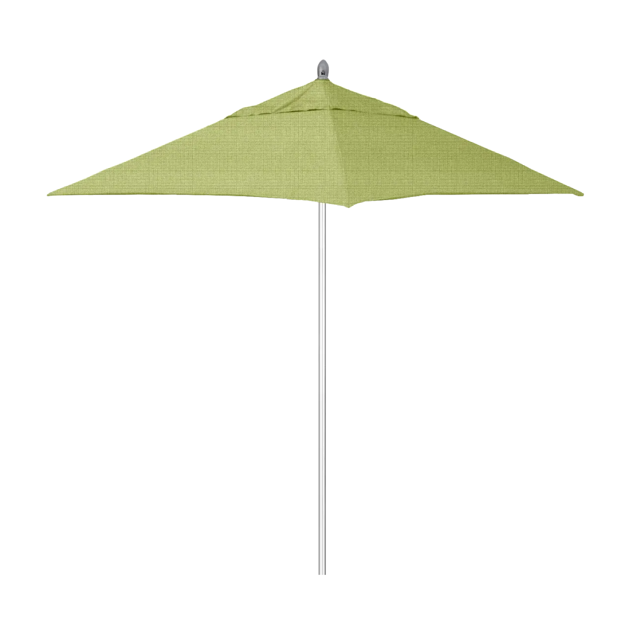 California Umbrella Rodeo Series 6 Foot Square Market Aluminum Umbrella with Push Lift System