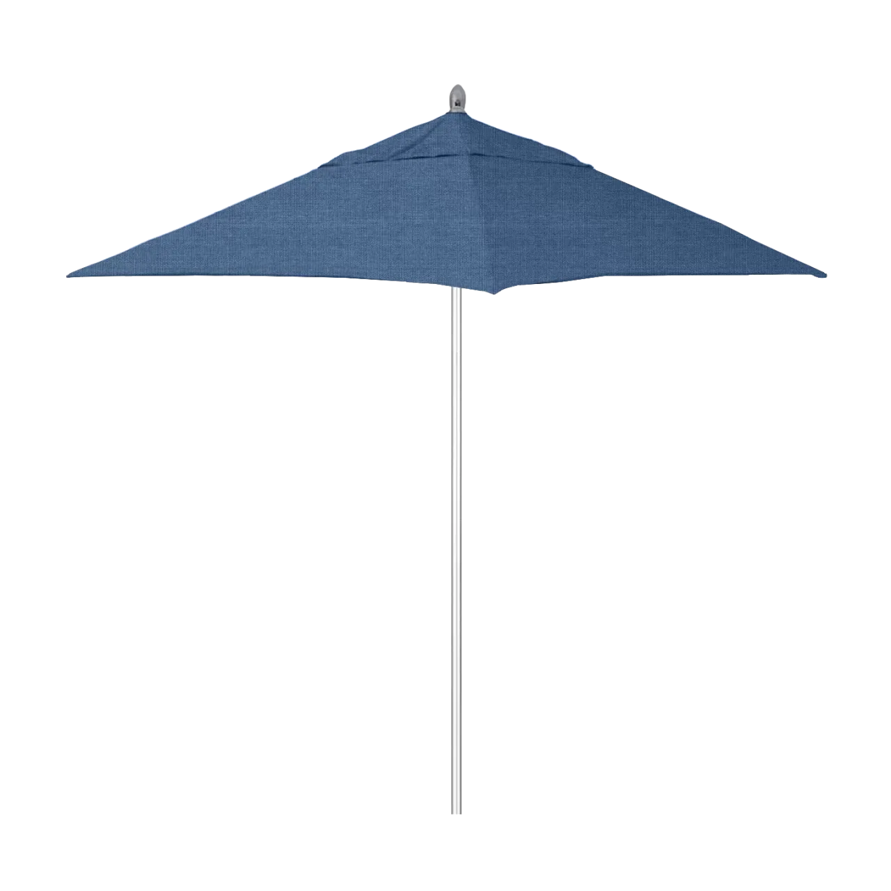 California Umbrella Rodeo Series 6 Foot Square Market Aluminum Umbrella with Push Lift System