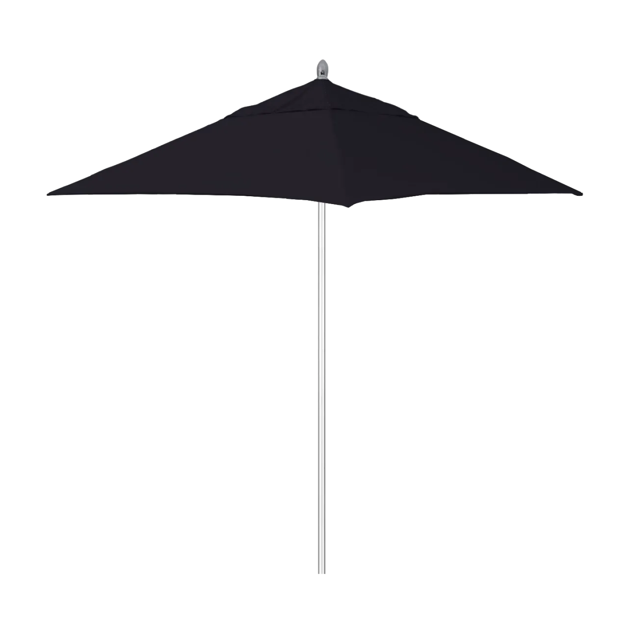 California Umbrella Rodeo Series 6 Foot Square Market Aluminum Umbrella with Push Lift System