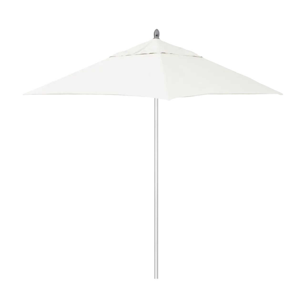 California Umbrella Rodeo Series 6 Foot Square Market Aluminum Umbrella with Push Lift System