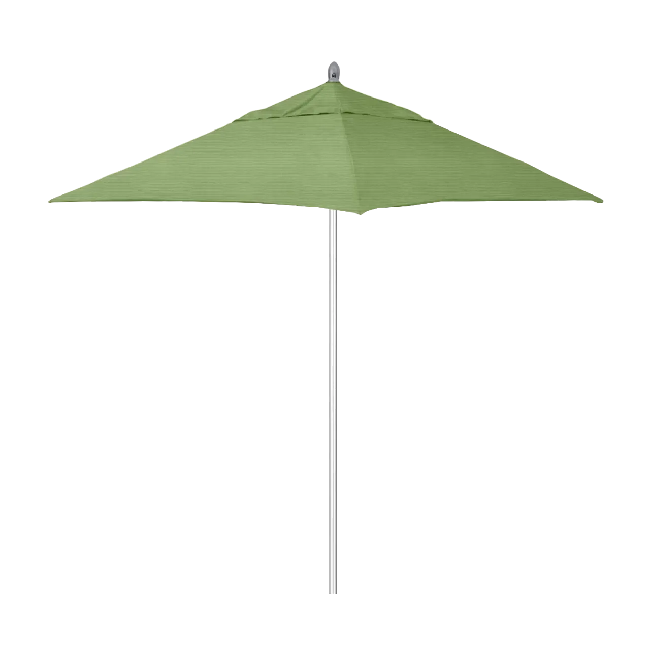 California Umbrella Rodeo Series 6 Foot Square Market Aluminum Umbrella with Push Lift System