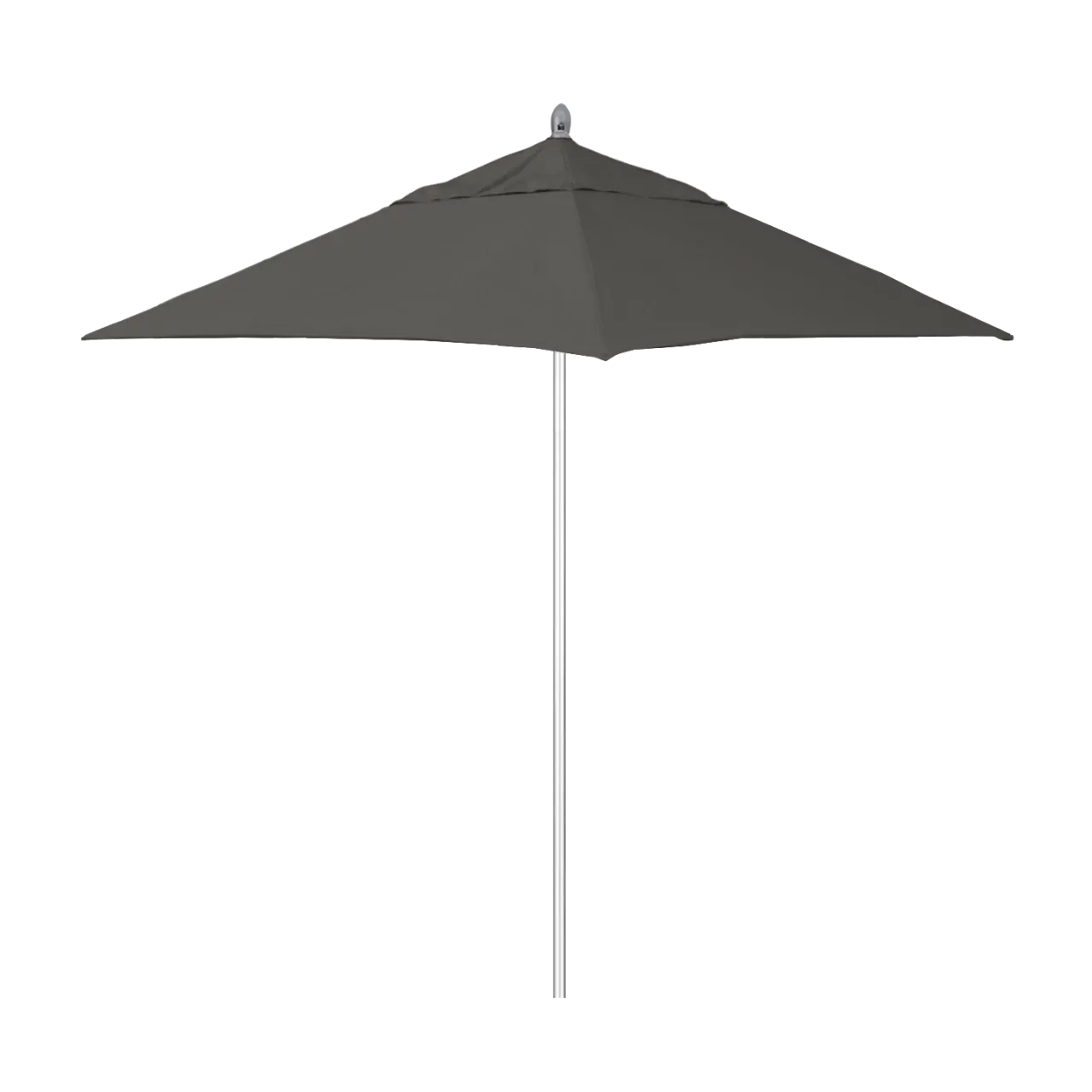 California Umbrella Rodeo Series 6 Foot Square Market Aluminum Umbrella with Push Lift System