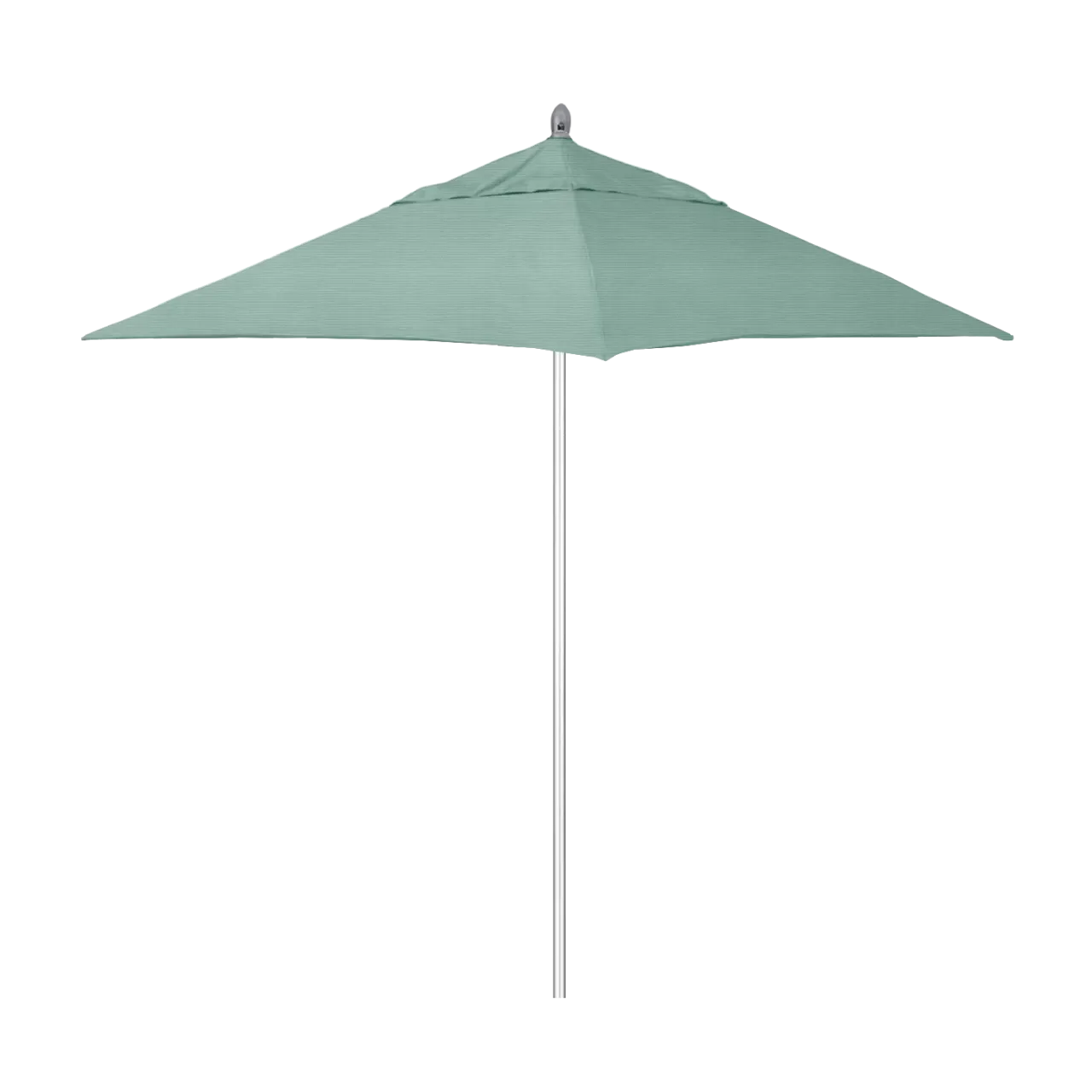 California Umbrella Rodeo Series 6 Foot Square Market Aluminum Umbrella with Push Lift System