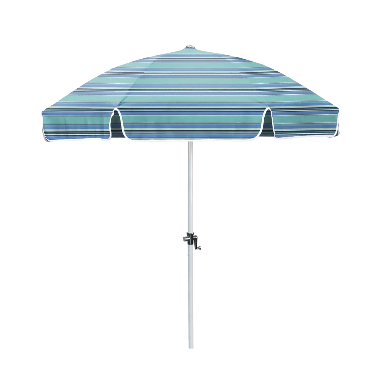 California Umbrella Shade Legacy Series 7.5 ft Classy Patio Umbrella - Elegant Aluminum Crank Lift and Tilt
