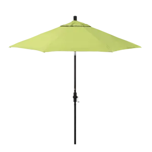 California Umbrella Sun Master Series 9 ft Patio Umbrella - Stylish Collar Tilt with Crank Lift for Easy Use