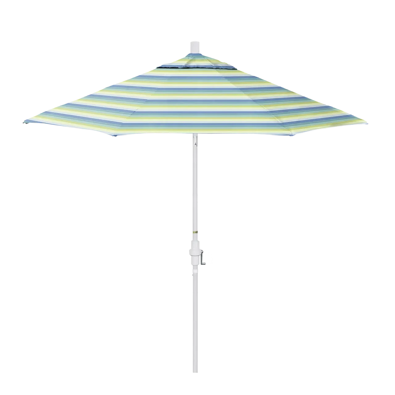 California Umbrella Sun Master Series 9 ft Patio Umbrella - Stylish Collar Tilt with Crank Lift for Easy Use