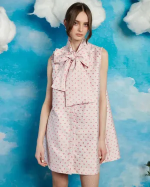 Canter Jacquard Bow Dress