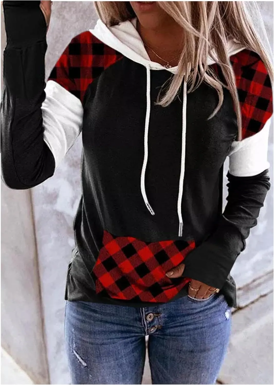 CHUNTIANRAN Hoodies T Shirts for Women Casual Western Graphic Pullover Tops Gothic Hoodies Tees Cowgirls Country Outfits