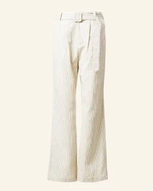 Colette Cloud Stripe Belted Pant