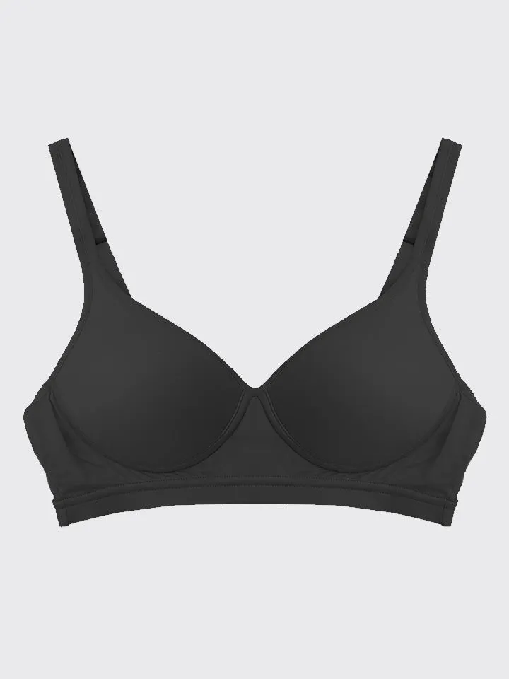 Comfortable Wireless Silk Knitted Bra (Panty not included))