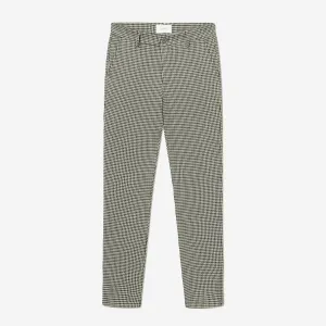 Como Regular Houndstooth Suit Pants - Light Desert Sand/Black