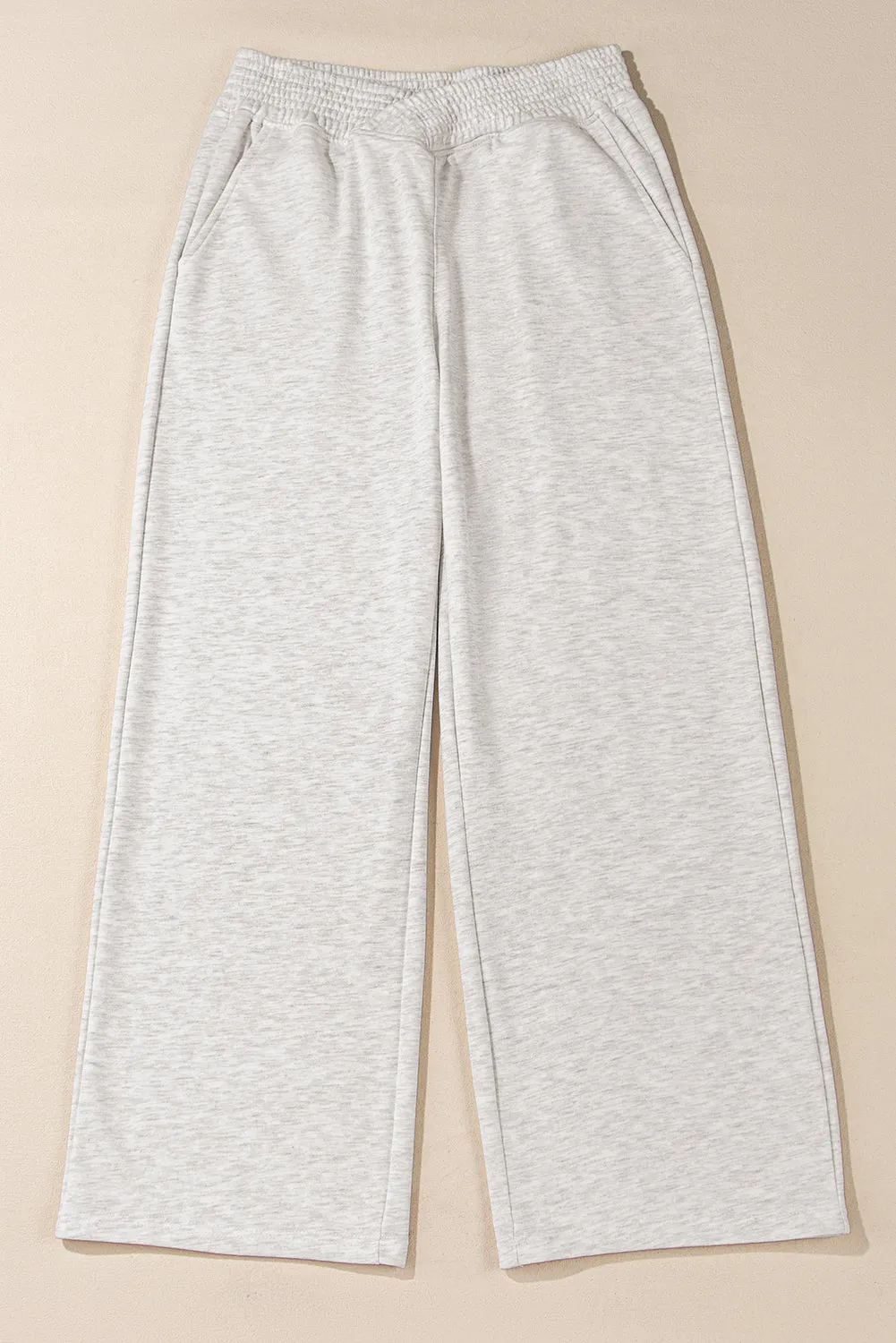 Cross-Waist Wide Leg Lounge Pants