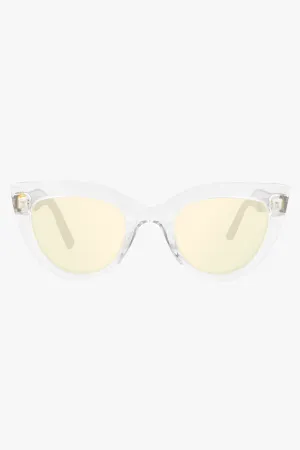 Double Take Cat Eye Crystal Sunglasses