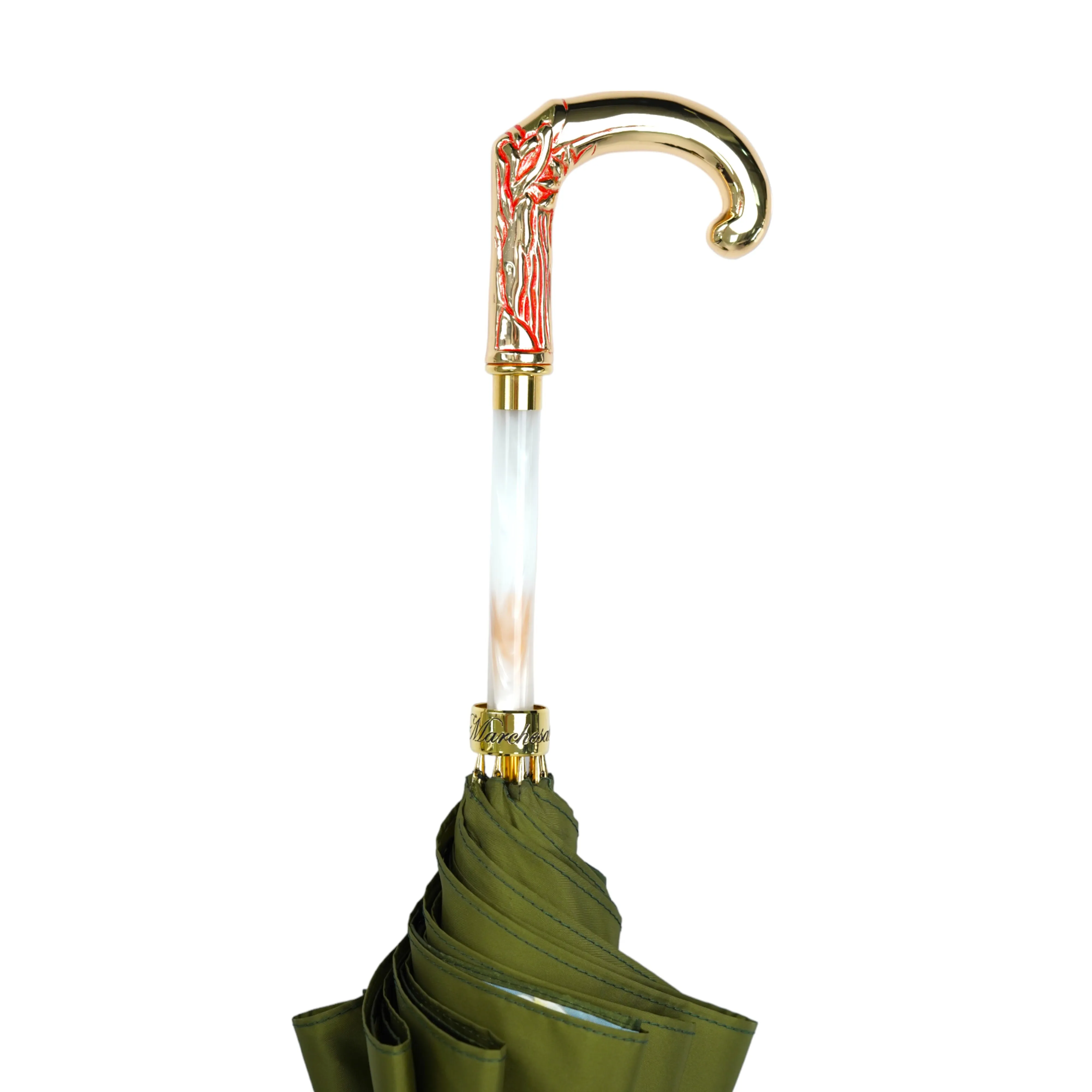 Elevated Elegance: Exclusive Hot Air Balloon Design Umbrella with Gold-Plated Handle