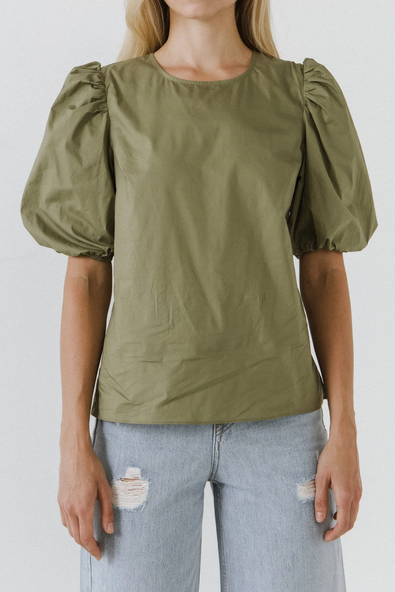 English Factory - Puff Sleeve Top - Sale