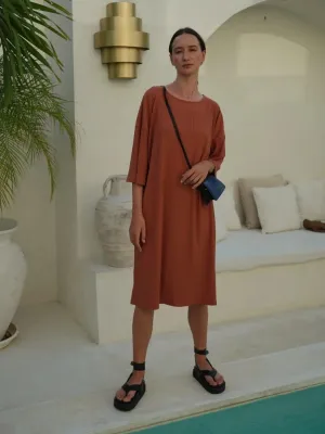 Eva Dress Caramel