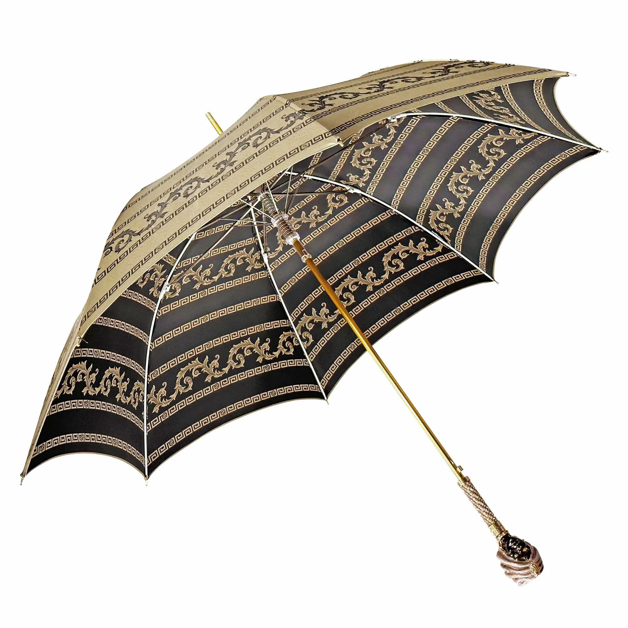 Exclusive ilMarchesato umbrella with Classic Sicily "Testa di moro"