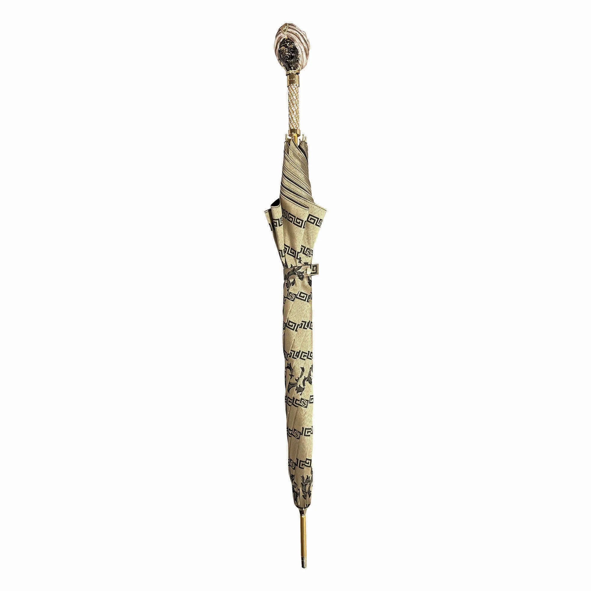 Exclusive ilMarchesato umbrella with Classic Sicily "Testa di moro"
