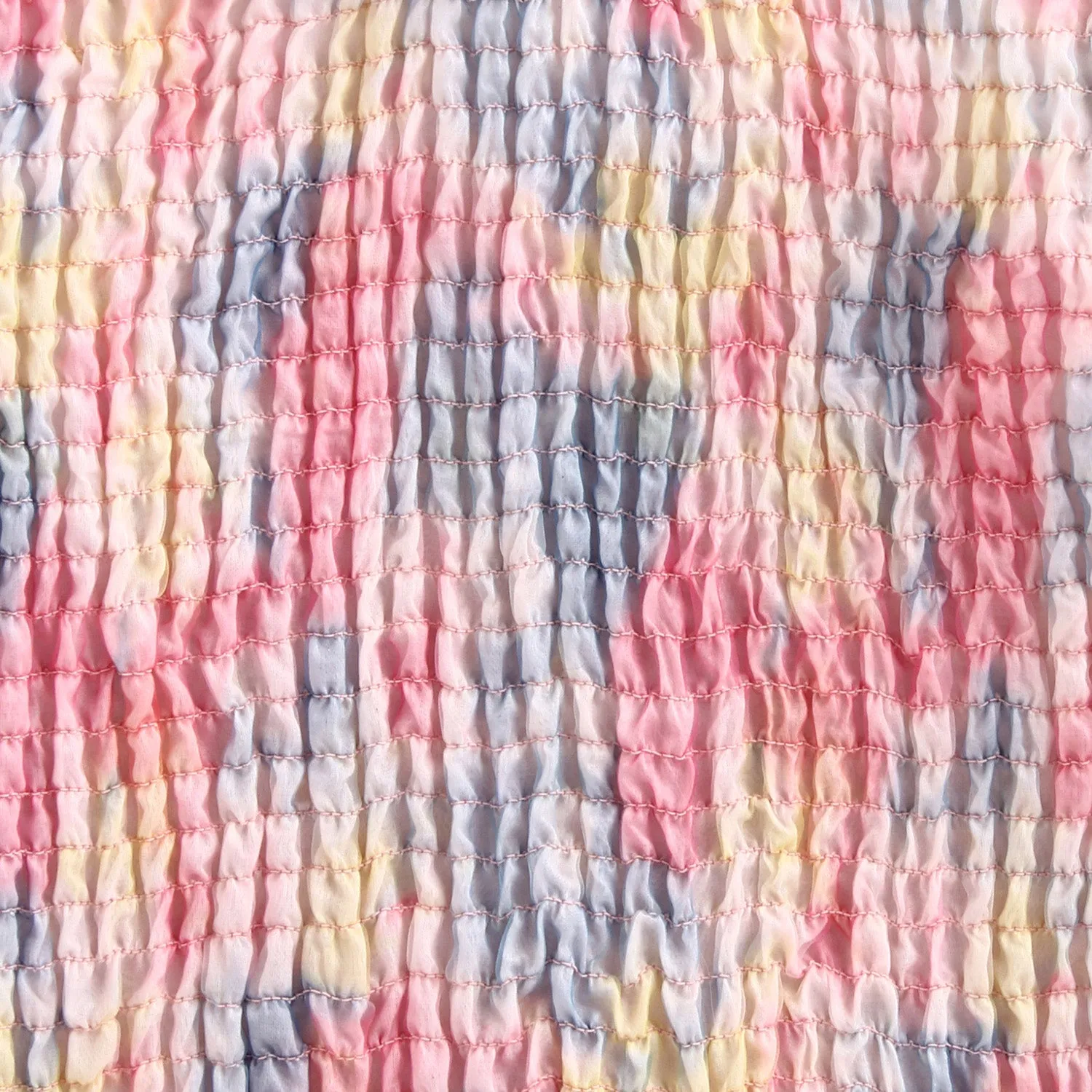 Frill Smocked Detail Top