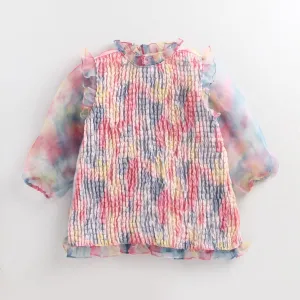 Frill Smocked Detail Top