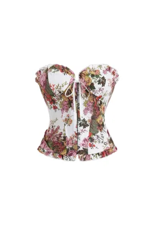 Gabriella Corset Top (Pink Multi)