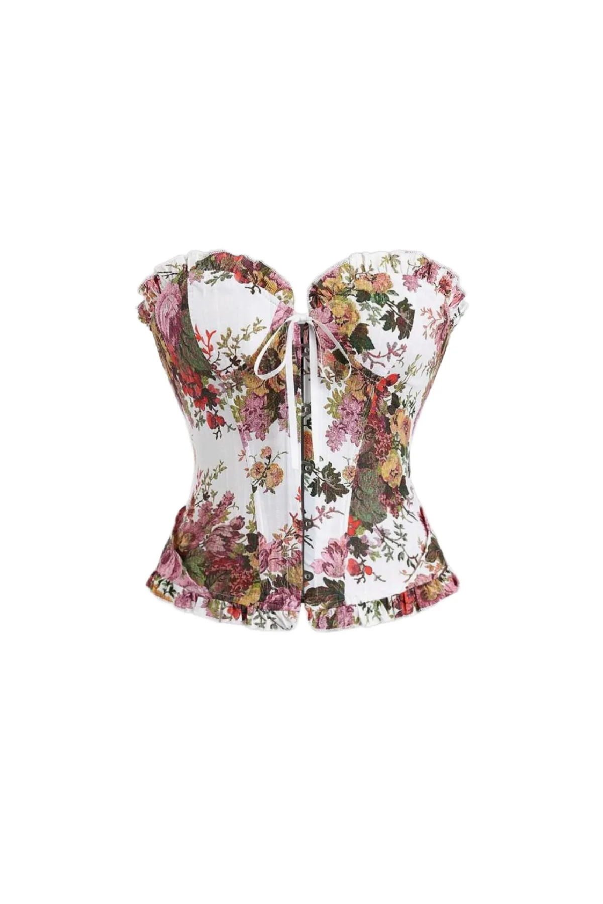 Gabriella Corset Top (Pink Multi)