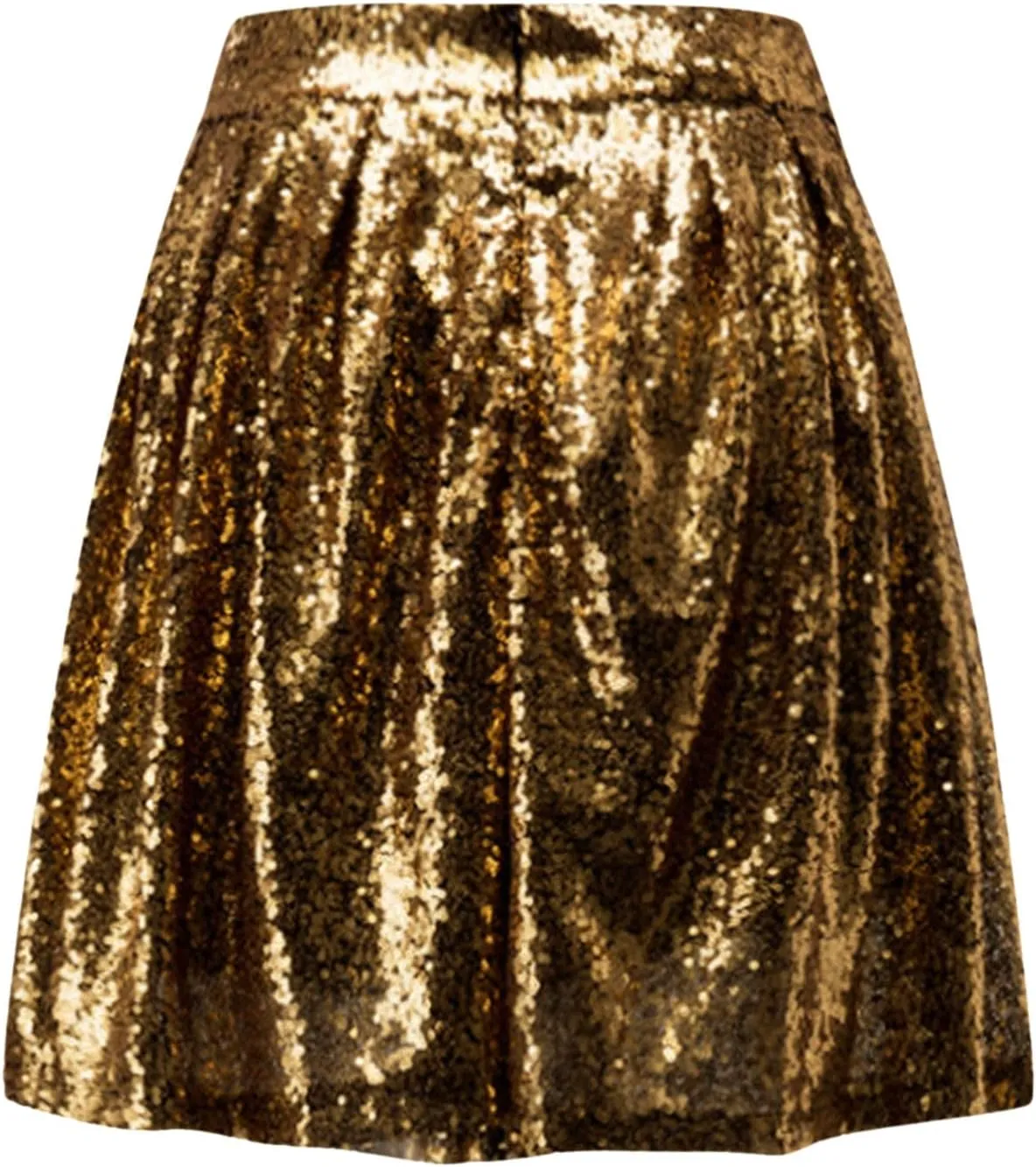 Golf Skirts Pleated Ruffle Glitter Lightweight A Line High Rise Sparkle Sequin Flare Folkloric Holiday Carnival 2025