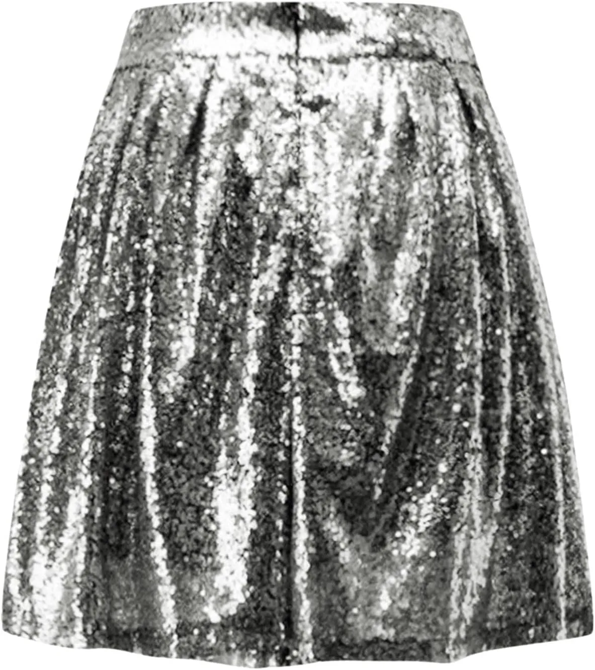 Golf Skirts Pleated Ruffle Glitter Lightweight A Line High Rise Sparkle Sequin Flare Folkloric Holiday Carnival 2025