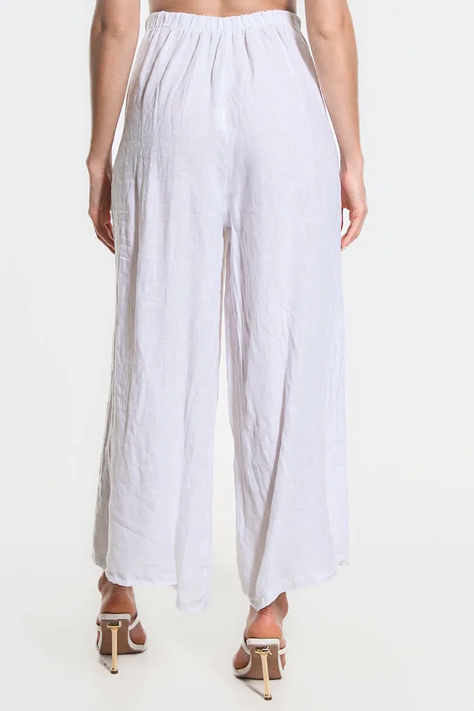 Gracelynn Button Linen Pant (PL135)