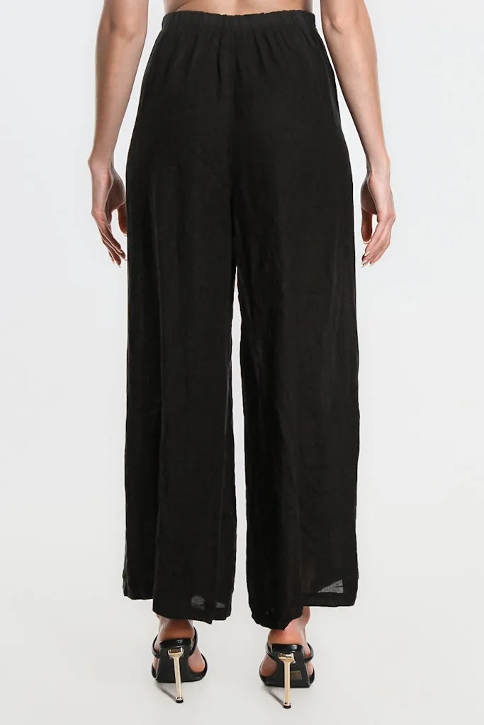 Gracelynn Button Linen Pant (PL135)