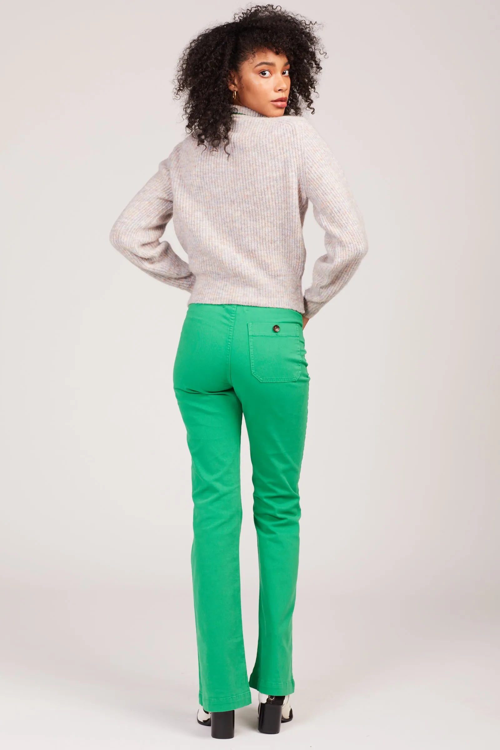 Green Margherita Pants