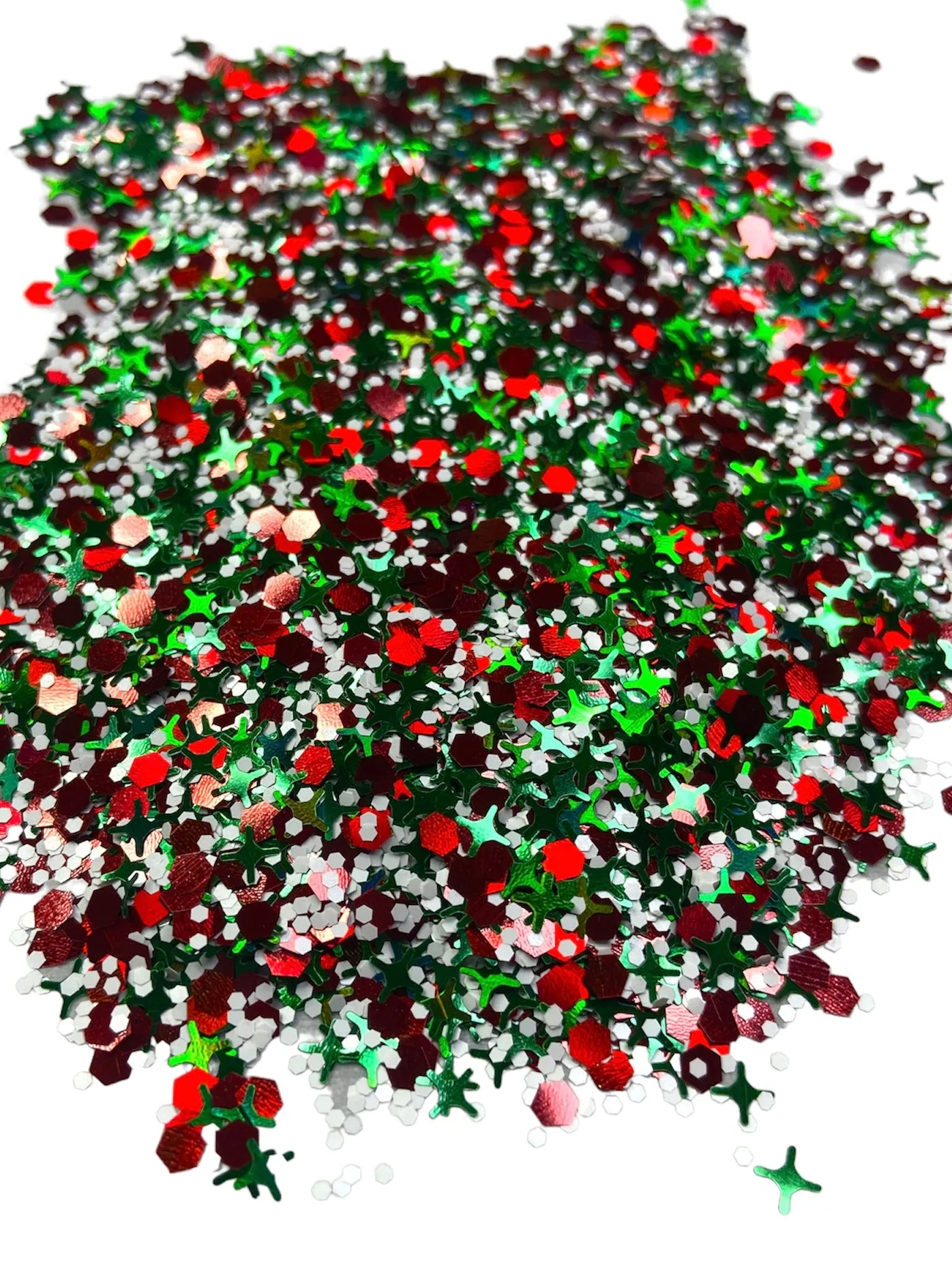 Happy Holidays glitter shape