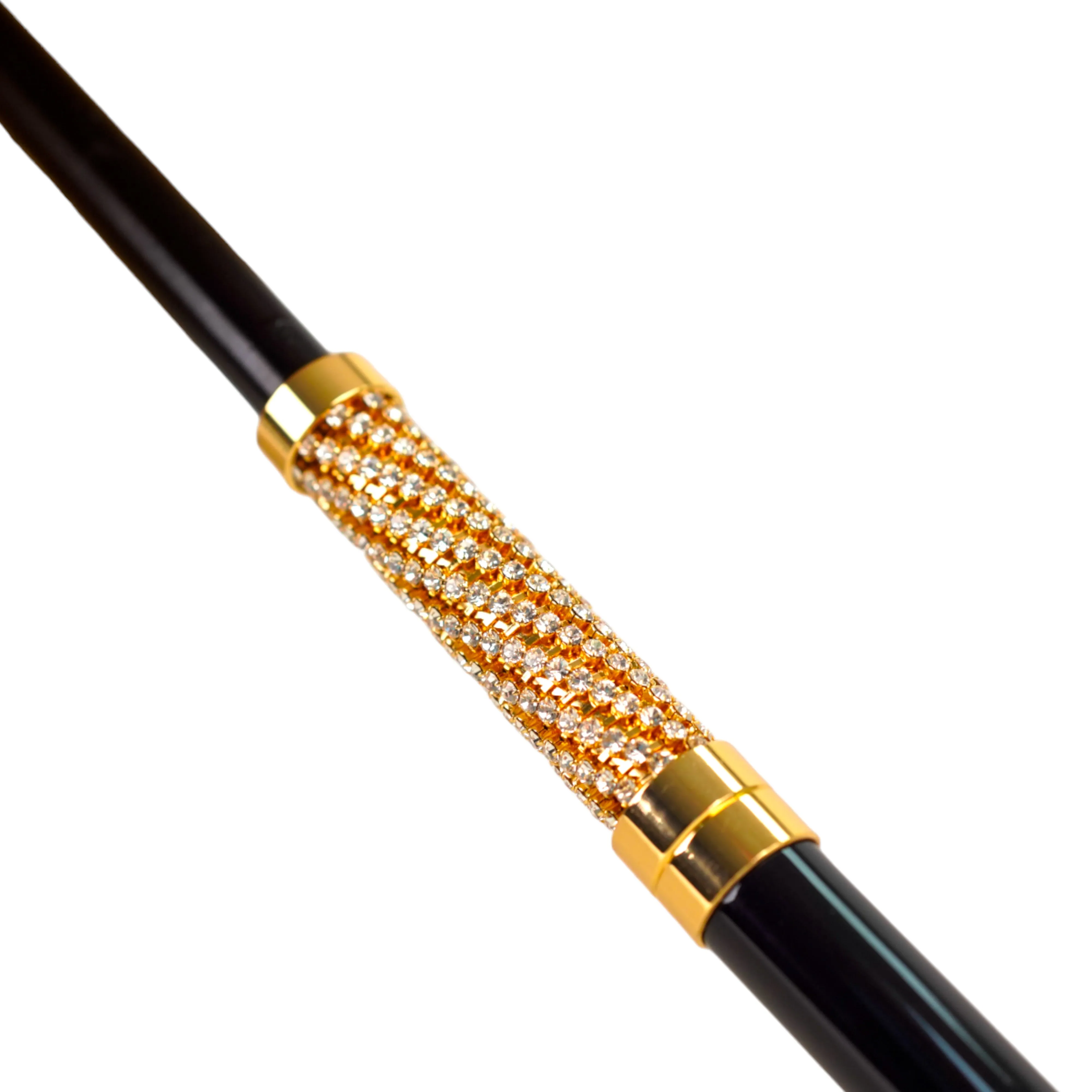 LIMITED COLLECTION - Jaquard polka dot gold umbrella