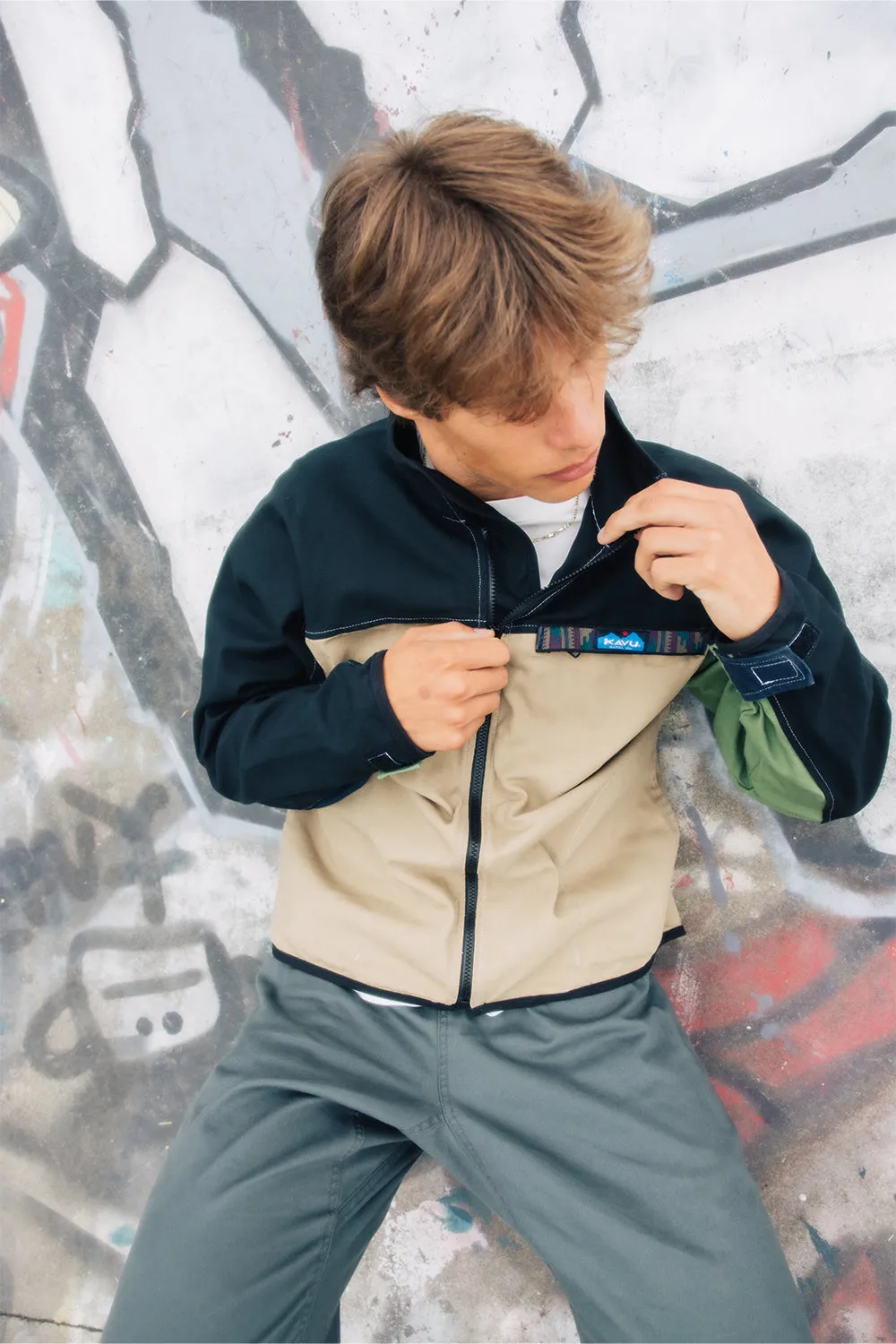 L/S FZ Throwshirt