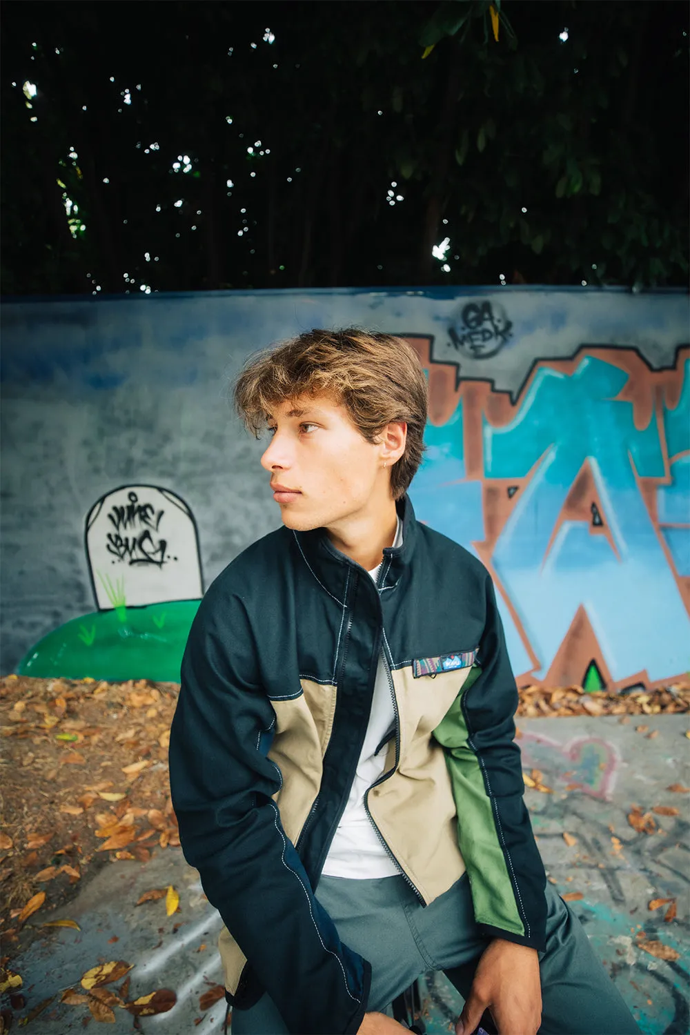 L/S FZ Throwshirt