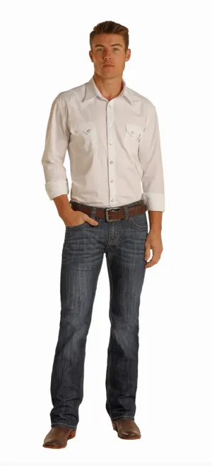 M1P1759 - Rock&Roll Denim Men's Pistol Straight Jean