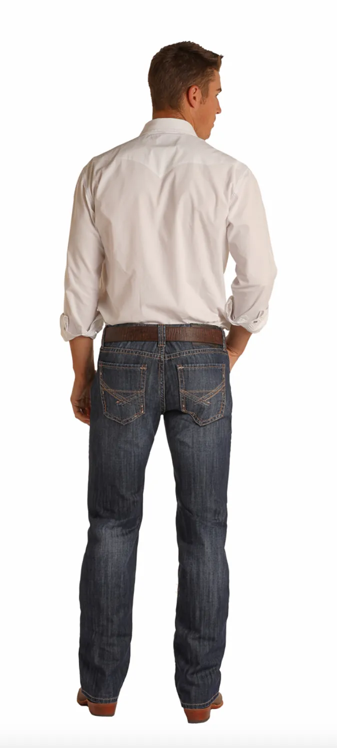 M1P1759 - Rock&Roll Denim Men's Pistol Straight Jean