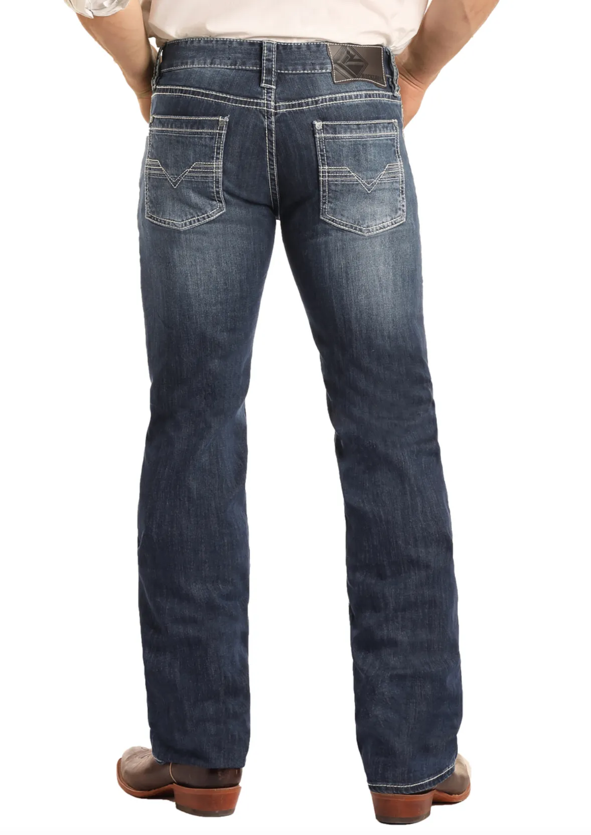 M1P3473 - Rock&Roll Denim Men's Pistol Straight Jean