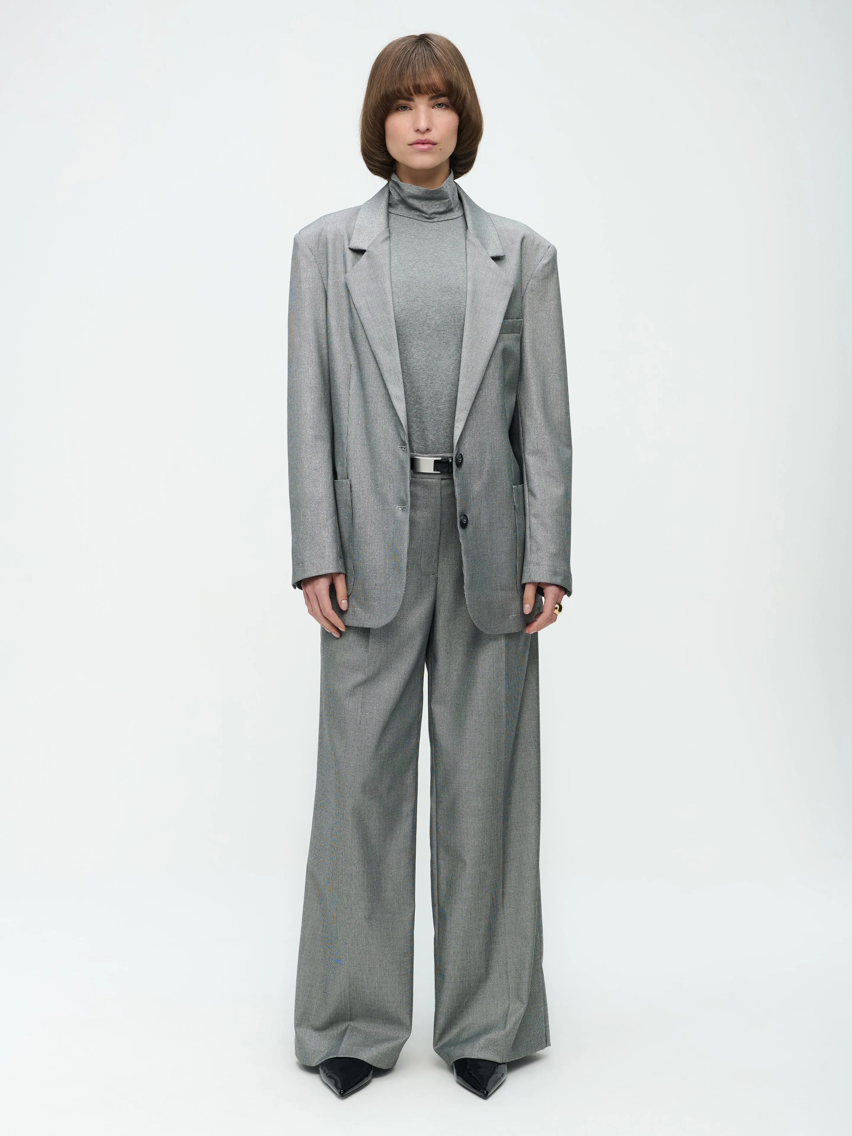 Marga Pants | Grey Silver