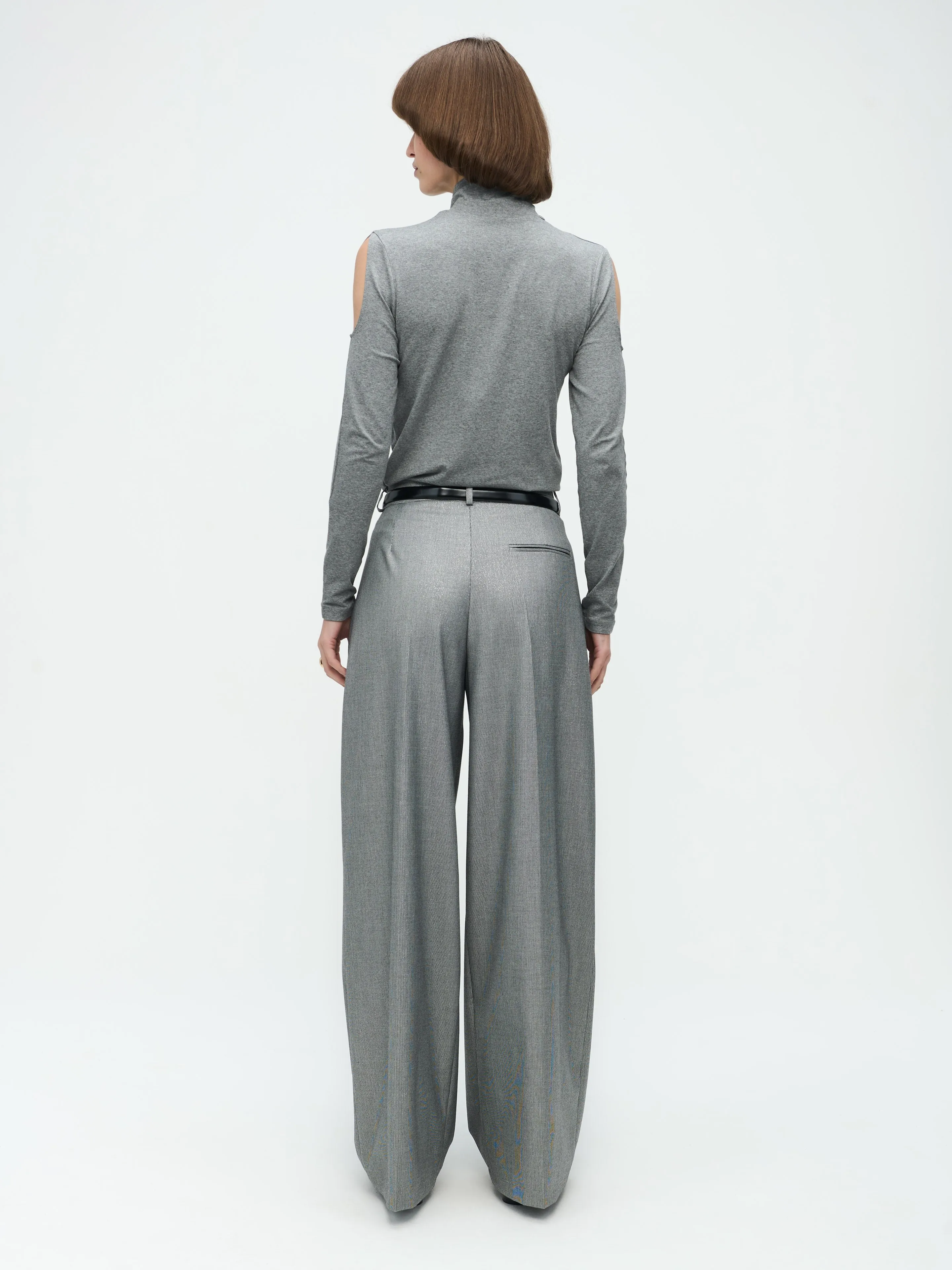 Marga Pants | Grey Silver